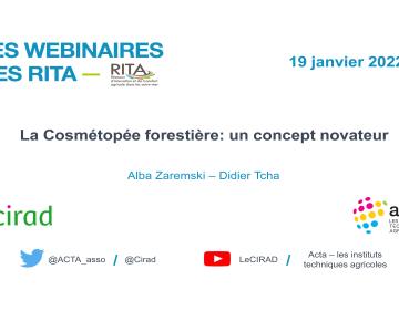 Webiniare RITA N°5 - La cosmétopée forestière : un concept  novateur - Vidéo